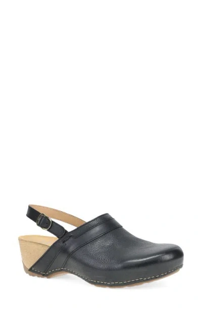 Dansko Tammy Slingback Clog In Black