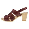 Dansko Tatiana Peep-toe Sandal In Wine