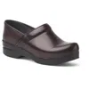 Dansko Women's Professional Clog - Medium Width In Cordovan Cabrio In Black