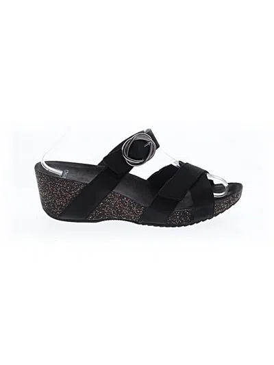 Pre-owned Dansko Wedges In Black