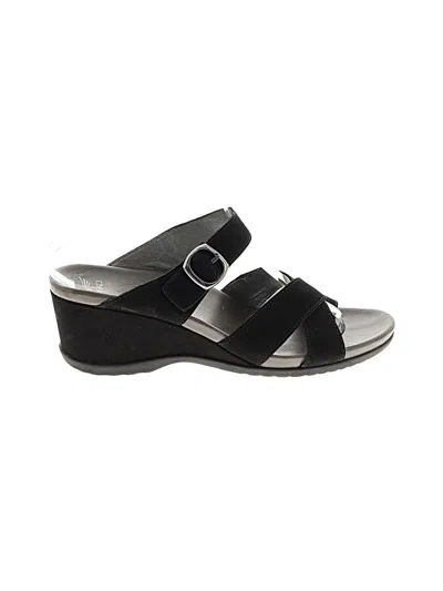 Pre-owned Dansko Wedges In Black
