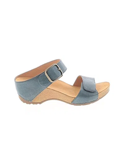 Pre-owned Dansko Wedges In Blue