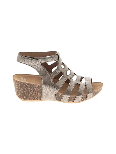 Pre-owned Dansko Wedges In Brown