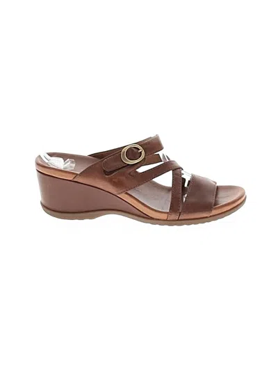 Pre-owned Dansko Wedges In Brown