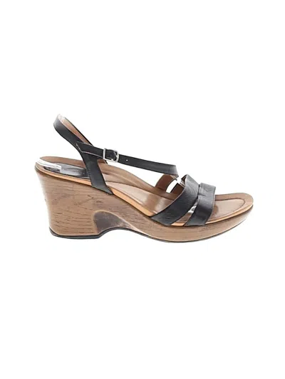 Pre-owned Dansko Wedges In Gray