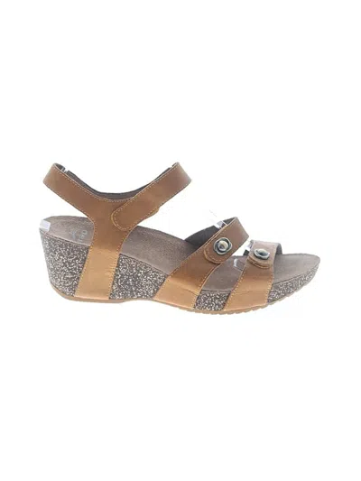 Pre-owned Dansko Wedges In Orange