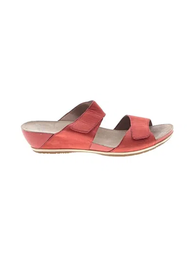 Pre-owned Dansko Wedges In Red