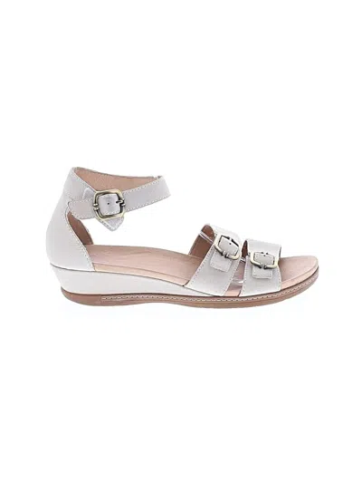 Pre-owned Dansko Wedges In Silver