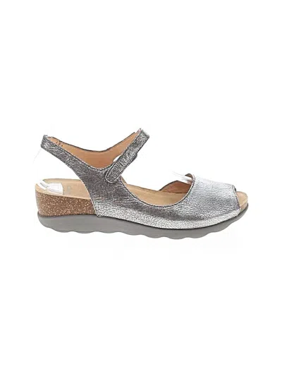 Pre-owned Dansko Wedges In Silver