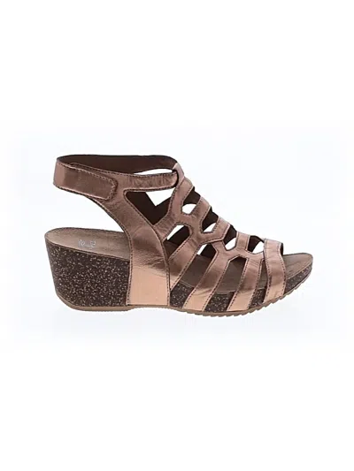 Pre-owned Dansko Wedges In Tan