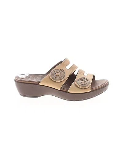Pre-owned Dansko Wedges In Tan