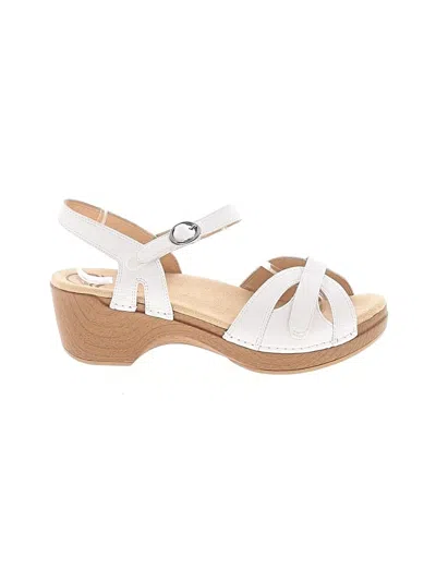 Pre-owned Dansko Wedges In White