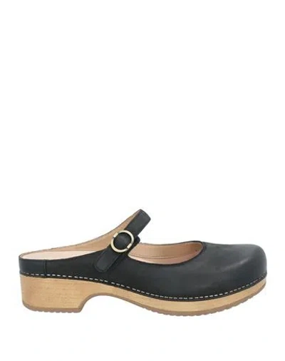 Dansko Woman Mules & Clogs Black Size 6 Leather