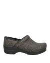 Dansko Women's Professional Clog In Black Antique Tooled In Black
