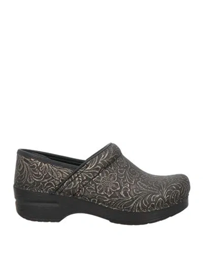 DANSKO DANSKO WOMAN MULES & CLOGS BLACK SIZE 7 LEATHER