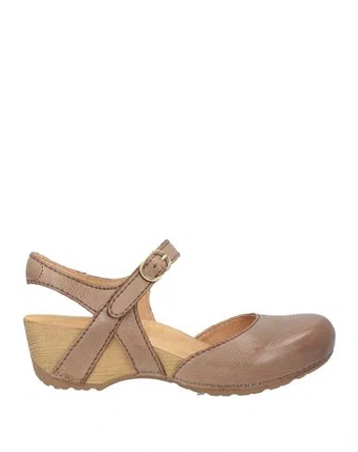 Dansko Woman Mules & Clogs Brown Size 11 Leather