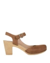 Dansko Woman Mules & Clogs Khaki Size 8 Leather In Brown