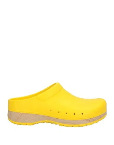 Dansko Woman Mules & Clogs Yellow Size 8 Rubber In Multi