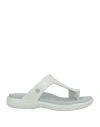 Dansko Woman Thong Sandal Light Grey Size 8 Synthetisches Material In Silver