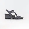 Dansko Women's Addyson Strappy Dress Wedge Sandal In Pewter In Silver