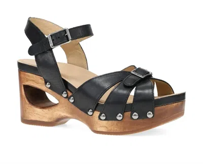Dansko Women Alanna Sandal In Black