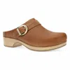 Dansko Women Baylor Mule In Tan In Tan Oiled Pull Up