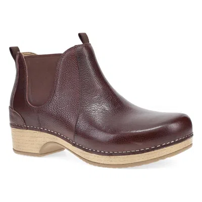 Dansko Women's Becka Boots In Mahogany In Multi