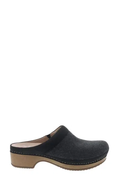 Dansko Women's Bethany Clogs In Charcoal In Black