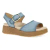 Dansko Bianca Platform Wedge Sandal In Blue