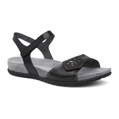 Dansko Women's Blythe Full Grain Slingback Sandals In Black