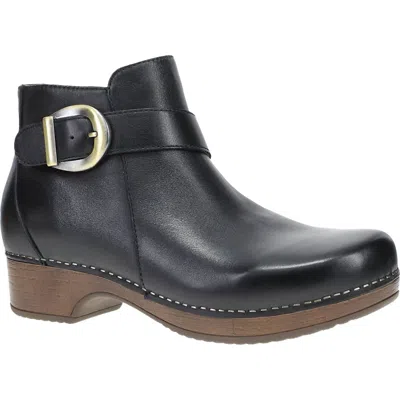 Dansko Women's Brennan Calf Leather Boots In Black