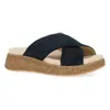 Dansko Women's Bridget Casual Sandals In Black Burnished Suede In Multi