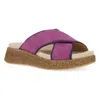Dansko Bridget Platform Wedge Slide Sandal In Pink