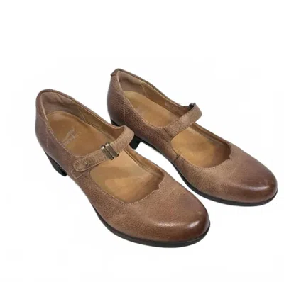 Dansko Women's Callista Mary Jane Shoes In Tan In Brown