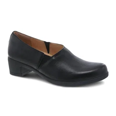 Dansko Women Camdyn Shoes In Black Burnished In Multi