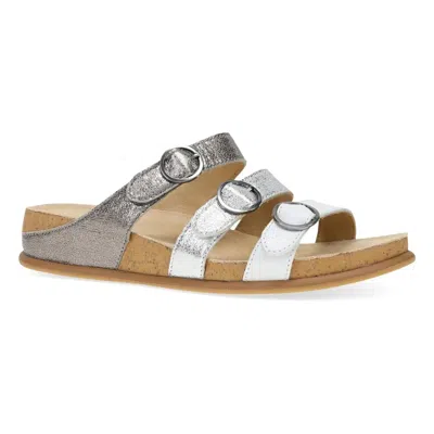 DANSKO WOMEN'S CAMPBELL SANDAL IN PEWTERMULTI
