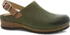 Dansko Women's  Merrin Burnished Suede Mule In Olive In Green