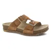 Dansko Women's Dayna Suede Sandals In Tan Suede In Brown