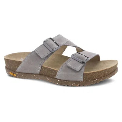 Dansko Women's Dayna Two Strap Sandal In Stone In White