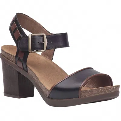 Dansko Women's Debby Full Grain Leather Sandal In Black