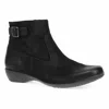 Dansko Women Finnley Bootie In Black Burnished Nubuck In Multi