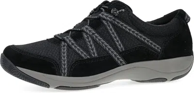 DANSKO WOMEN'S HARLYN SUEDE SNEAKER IN BLACK