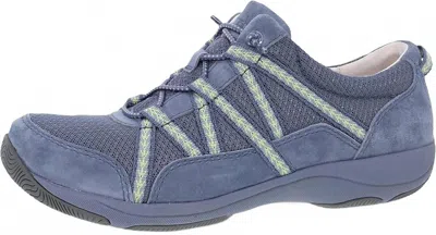 Dansko Women's Harlyn Suede Sneaker In Blue