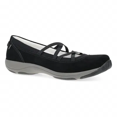 Dansko Women's Harper Casual Shoes In Black Suede