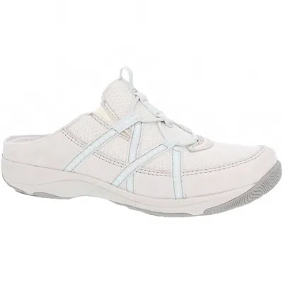 DANSKO WOMEN'S HAYLEIGH ECRU SUEDE SNEAKER IN WHITE
