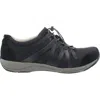 Dansko Women's Henriette Athletic Sneakers Medium In Black Black Suede