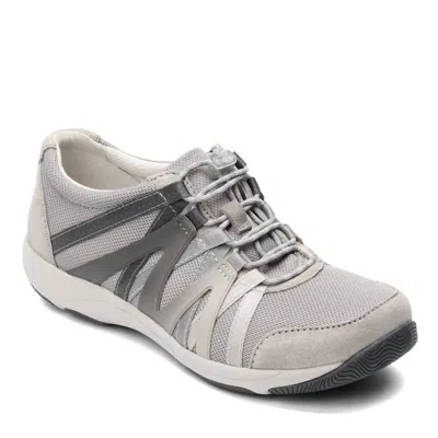 Dansko Women's Henriette Sneaker In Grey Suede In Gray