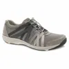 Dansko Women's Henriette Suede Grey Sneaker - Medium Width In Grey