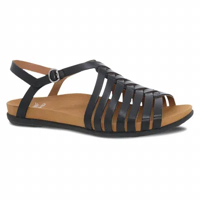Dansko Women's Jennifer Huarache Sandals In Black