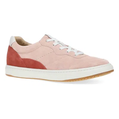 Dansko Women's Josey Sneakers In Blush Suede In Multi